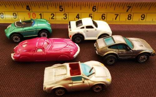 Collectable Vintage Galoob Micro Machines set 3  five cars from 1980 s