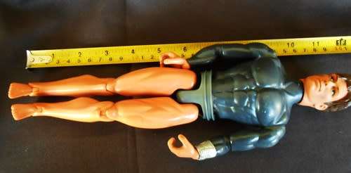 Collectable 1998 Mattel Max steel 12` Articulated Male Doll Action Figure with sky glider pack