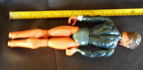 Collectable 1998 Mattel Max steel 12` Articulated Male Doll Action Figure with sky glider pack