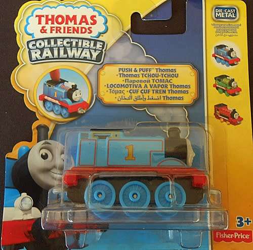 Collectable Fisher Price Push and Puff Thomas the Tank Engine die-cast model train NIP