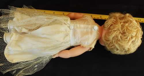 Vintage doll from 60`s in original clothes.30 cm Very good condition ready to display