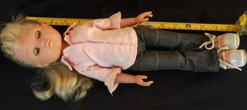 Collectable doll Madeleine by Simba Original clothes and shoes with doll stand.