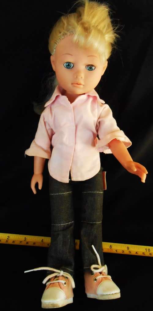 Collectable doll Madeleine by Simba Original clothes and shoes with doll stand.