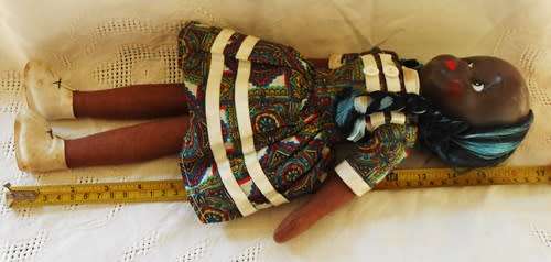 Rag Doll with Celluloid Face