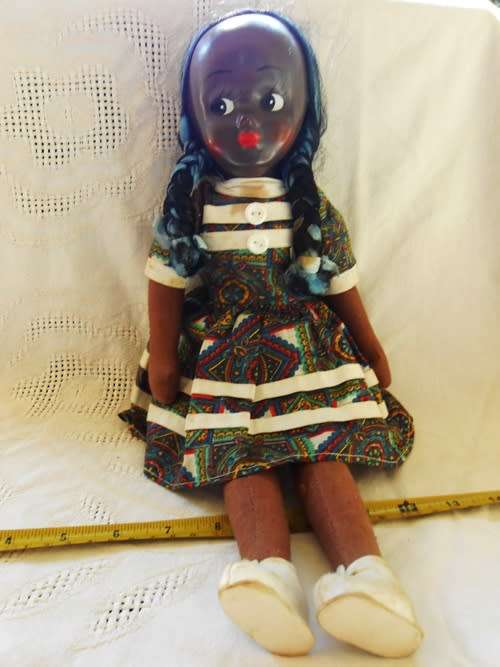 Rag Doll with Celluloid Face