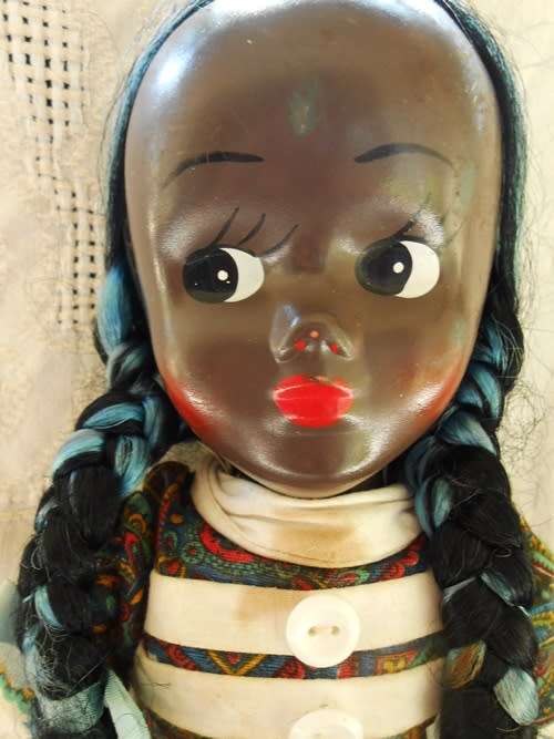 Rag Doll with Celluloid Face