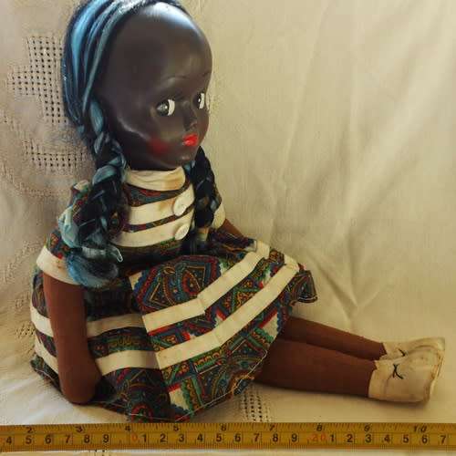 Rag Doll with Celluloid Face