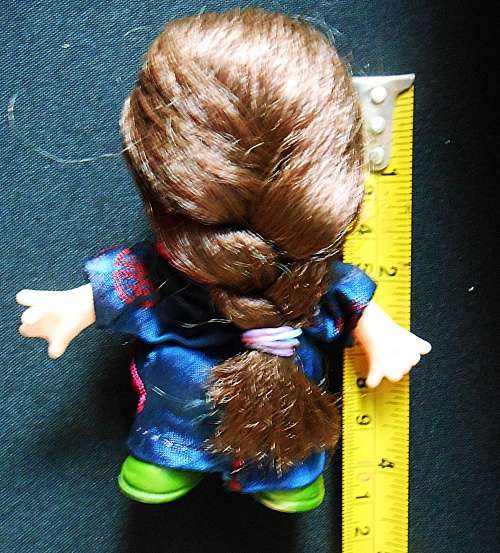 Vintage small Sassy emotion Moody Cutie Doll 1960s  pulling face poking tongue