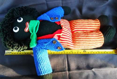 Vintage Knitted Golly: Noddy`s Friend from the books by Enid Blyton