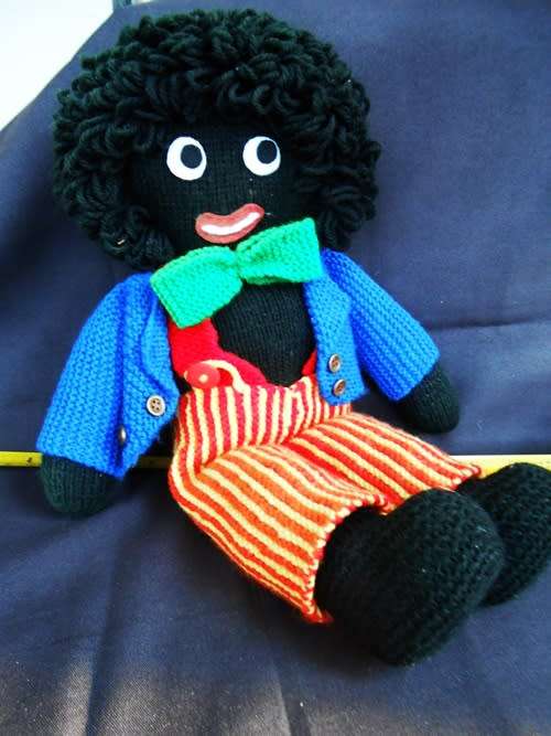 Vintage Knitted Golly: Noddy`s Friend from the books by Enid Blyton