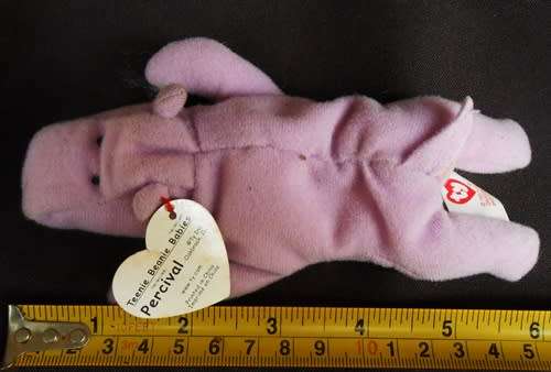 collectable Vintage  Ty Teenie Beanie babies - Percival (1993), Retired with tag