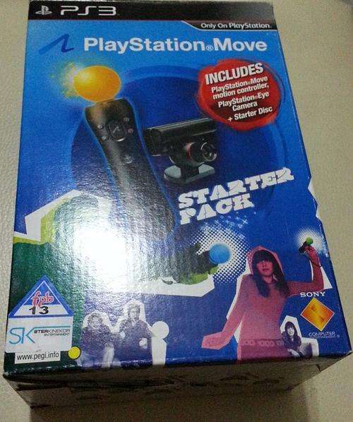 Sony PS3 PlayStation Move Starter Pack Includes Move controller, PS Eye Camera and Starter Disc
