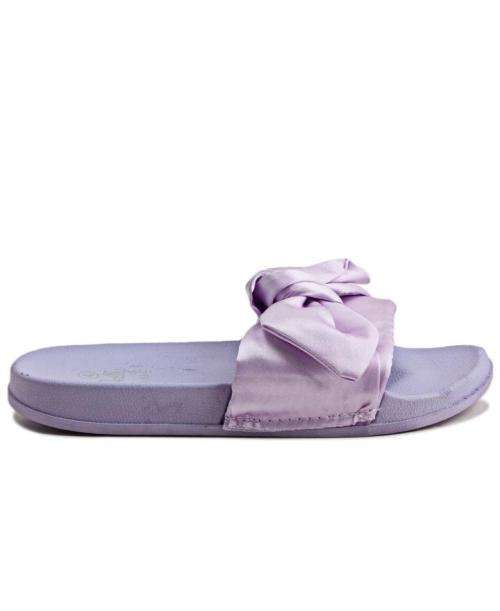 Ribbon Bow Sandals Purple