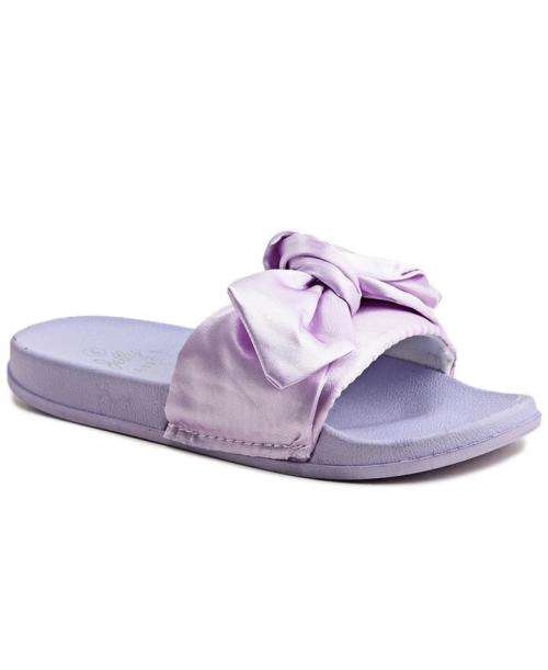 Ribbon Bow Sandals Purple