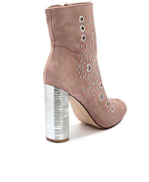 Monaco Boot Block Heel Mink