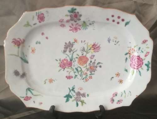 Antique Chinese Famille Rose Plate