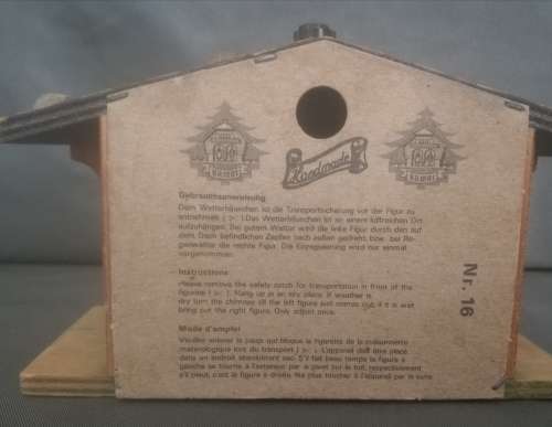 Black Forest Weather House Themometer