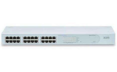 3COM baseline 2024 24 port 100Mb/s unmanaged switch