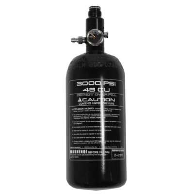 Inspire 48 CU 3000PSI black steel air tank