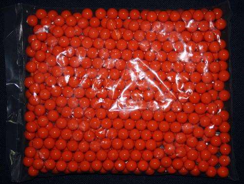 Strike Orange Paint balls .68 CAL - 500 per bag