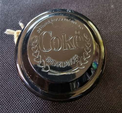 Vintage Russell Yo Yo Sale #1. Breakdancer Coke Cola. Black. Super Super Rare