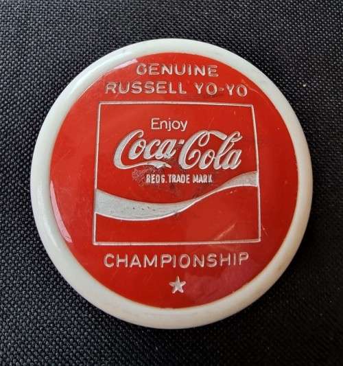 Vintage Russell Yo Yo Sale #5. Coke Cola Championship / Kampioenskap . Single Star Variant.