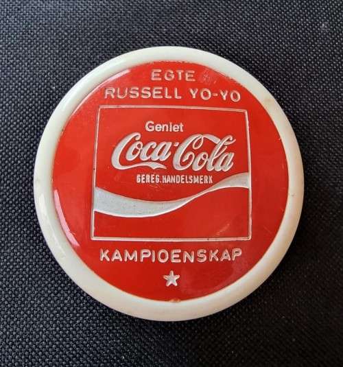 Vintage Russell Yo Yo Sale #5. Coke Cola Championship / Kampioenskap . Single Star Variant.