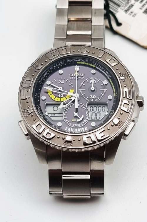 Citizen Eco-Drive Sailhawk Yaghting Wacth. Mint Condition!