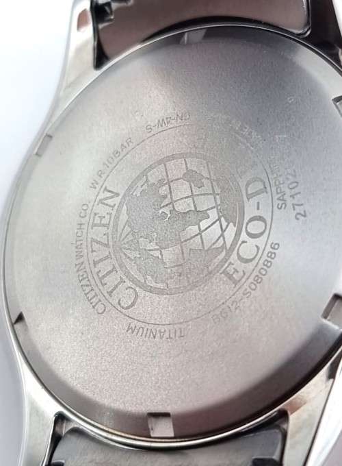 Citizen Ecoo Drive Titanium. With box and booklet.