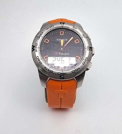 Tissot T-Touch Watch. Stunning Condition. With box and booklet.