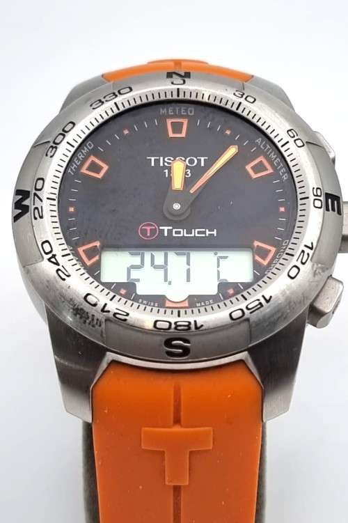 Tissot T-Touch Watch. Stunning Condition. With box and booklet.
