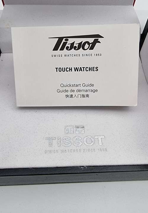 Tissot T-Touch Watch. Stunning Condition. With box and booklet.