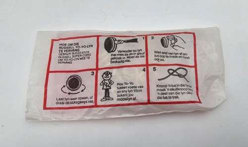 Vintage Russell Yo-Yo Cord. Afrikaans Packaging. Still Sealed