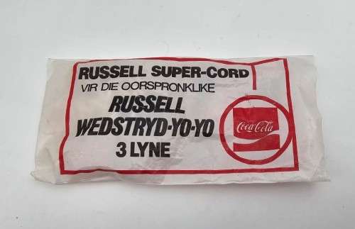 Vintage Russell Yo-Yo Cord. Afrikaans Packaging. Still Sealed