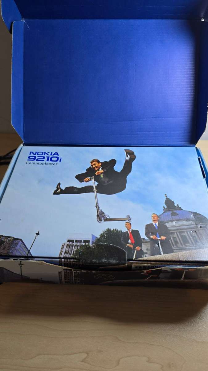 Nokia 9210i Communicator Cell phone 2003 vintage state of the art full keypad still in box-READ!!