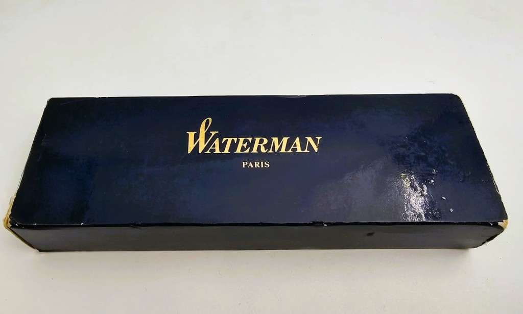 Waterman Silver Fountain Pen and Ballpoint Pen Set. In original box!
