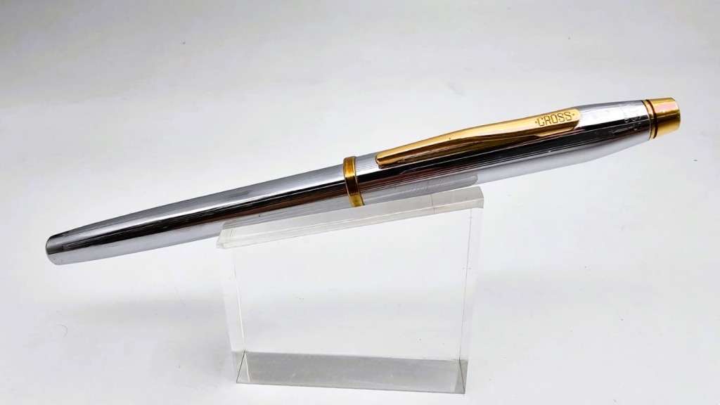 Vintage Cross Chrome Fountain Pen. Stunning Condition!