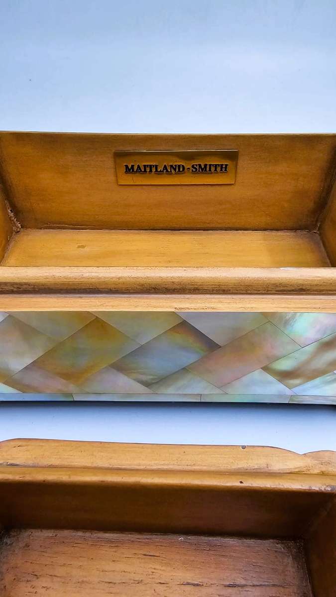 Antique Mother Of Pearl and Walnut Jewellery Boxes