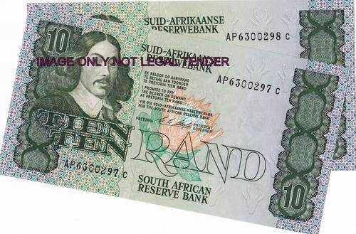 C Stals 1st ISSUE 2 X R10 UNC. SEQ NO. One bid takes both.