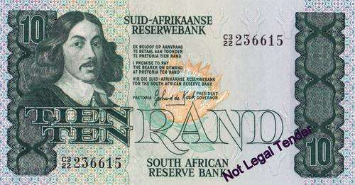 GPC de Kock 1st issue and 1st in series R10 C3/22 UNC. Super rare!