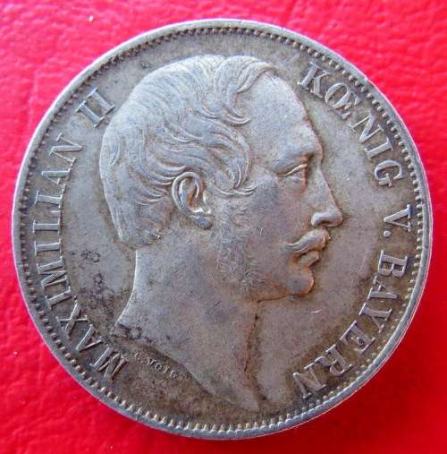 Germany, Bavaria, Maximilian II Joseph, Vereinsthaler, Munich 1862