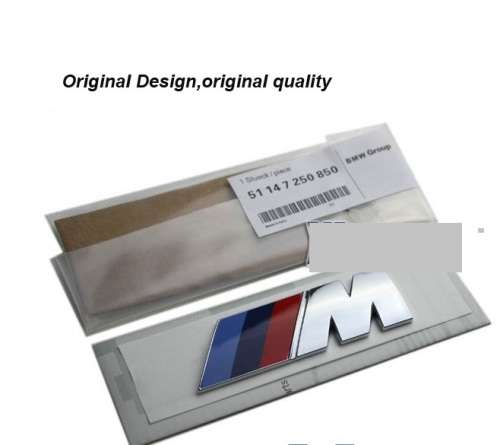 BMW MSport MotorSport Boot Lid 3D Badge Decal Logo Sticker, 70x27mm, High OEM quality, R120 each
