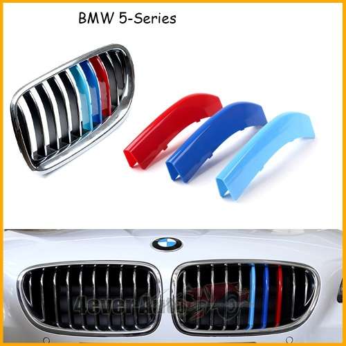 BMW F10 5 Series Motorsport 3 Colour Plastic Cover Stripes for front grille fins, R200 per set R 200