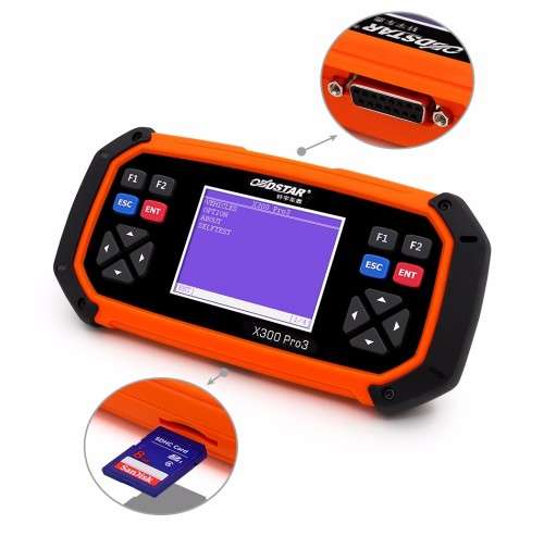 OBDSTAR X300 PRO3 Key Master OBDII Programmer, Immobiliser + Odometer + EEPROM/PIC + OBDII, R9499