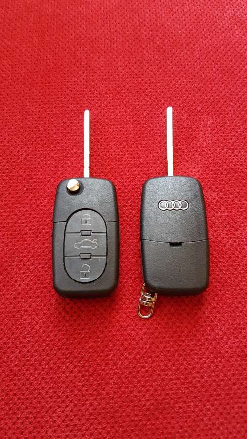 AUDI 3 Button Remote Flip Key, 433Mhz ID48 chip 1997-2005 A3 A4 A6 A8 TT RS4 4D0837231N, R550 each