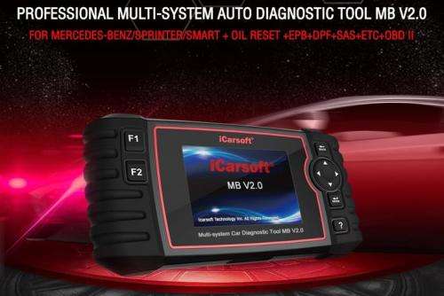 iCarsoft MB V2.0 for Mercedes-Benz/Sprinter/Smart OBD2 Multi System Diagnostic Tool, R2799