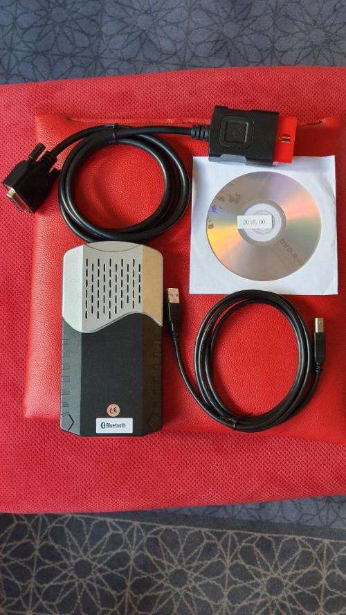 Delphi DS160 USB Diagnostic Unit  v2016 Software for Cars /Trucks + 8 Piece Truck Cable set