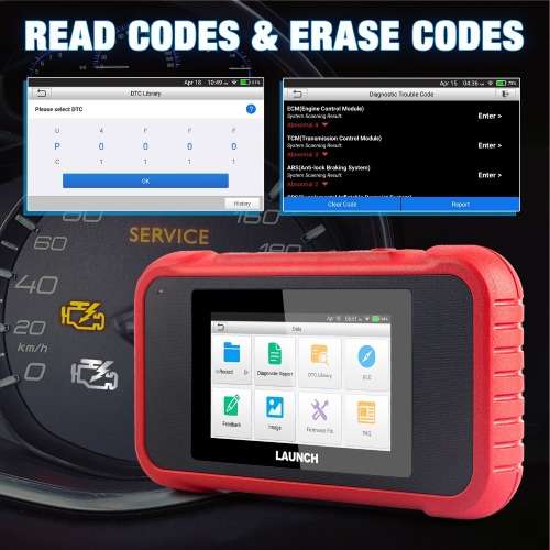 Original Launch CRP129E OBD2 Car Diagnostic Tool Engine ABS SRS AT plus 5 Special Functions, R4799