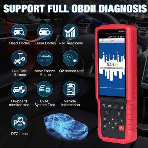 Original LAUNCH CRP429C Auto Diagnostic Tool for Engine/ABS/SRS/AT plus 11 Service Functions, R5899