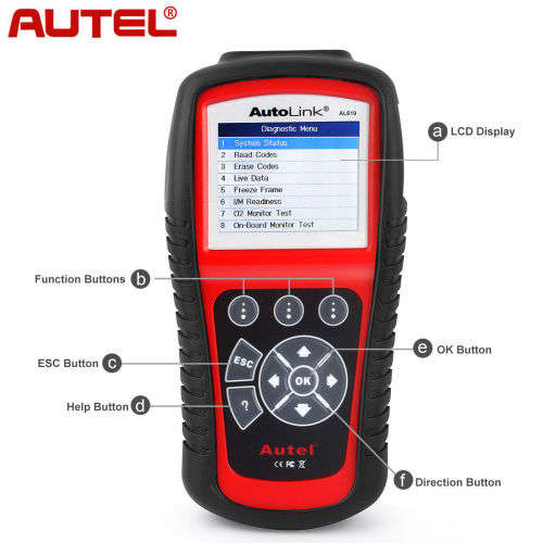 AUTEL AutoLink AL619 ABS, SRS + CAN OBDII (Engine) Multi Vehicle Diagnostic Tool, R2499